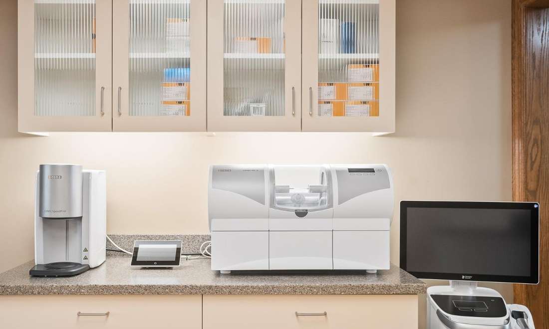 Cerec Scanner, Mill, Oven